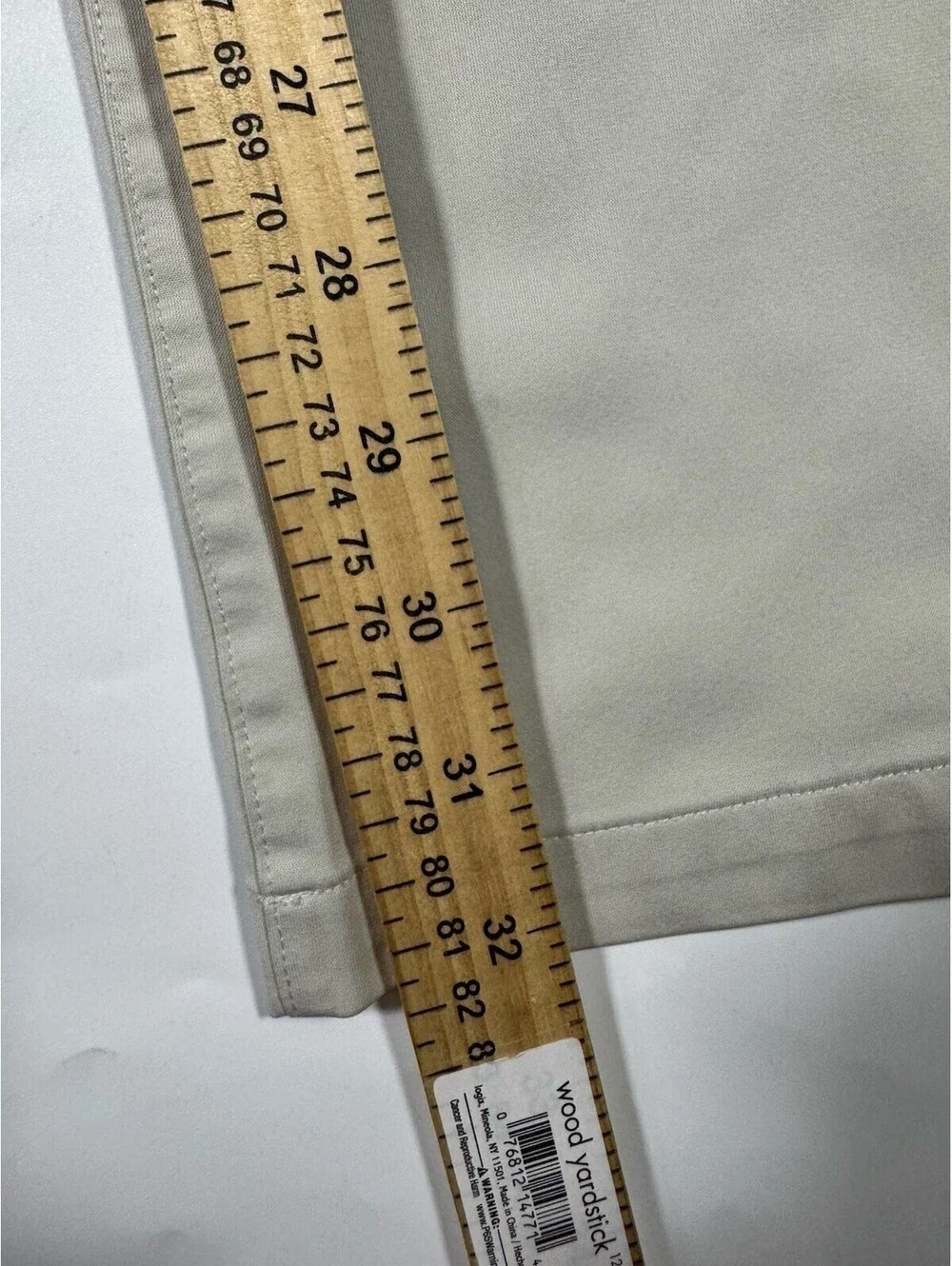 Rhone Commuter Pants Mens 33 Beige Performance Stretch Chino Travel Casual Golf